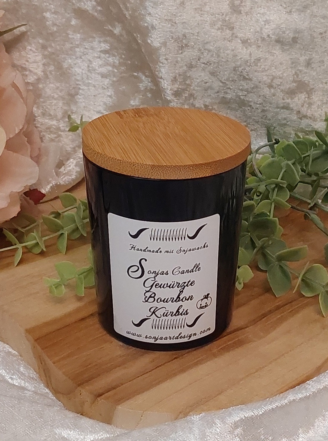 Gewürzte Bourbon Kürbis Duftkerze