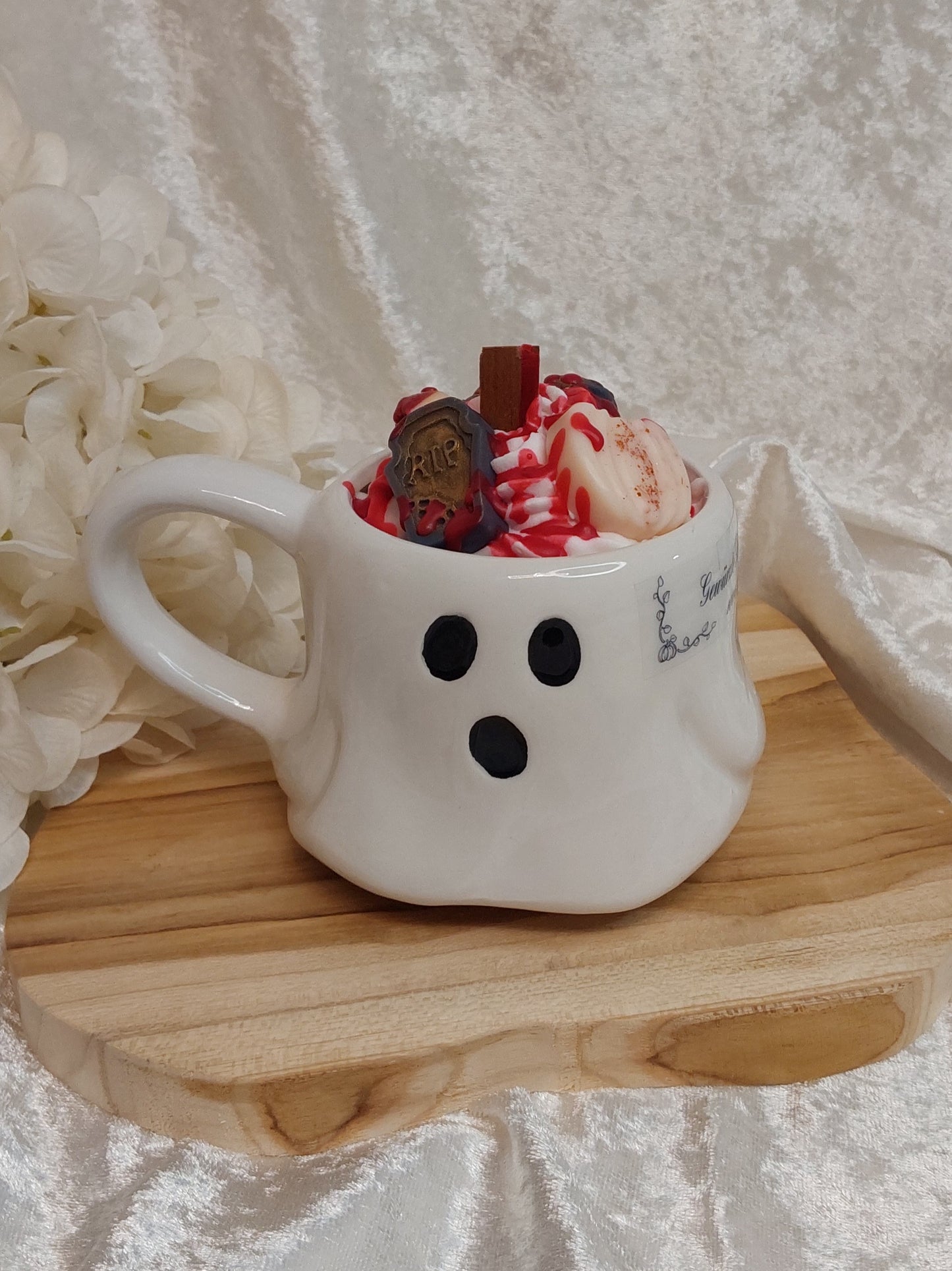 Geistertasse mit Gewürzte Bourbon Kürbis 460g
