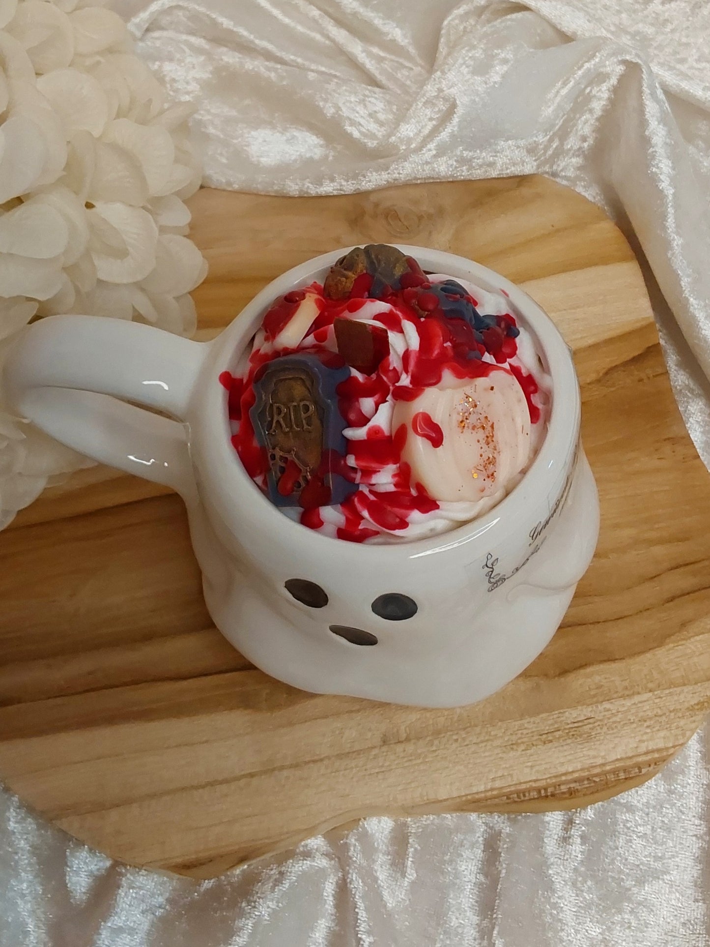 Geistertasse mit Gewürzte Bourbon Kürbis 460g