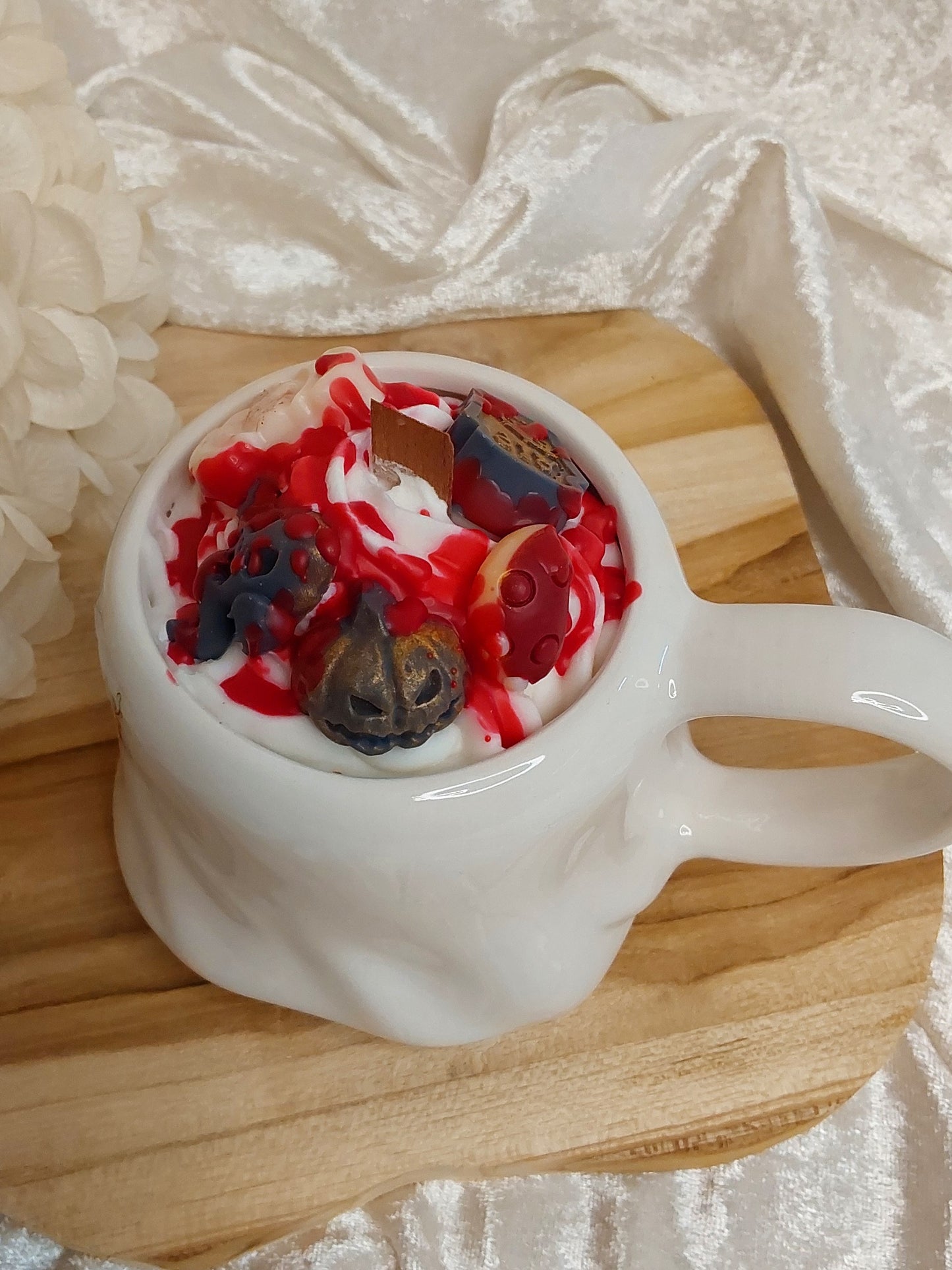 Geistertasse mit Gewürzte Bourbon Kürbis 460g