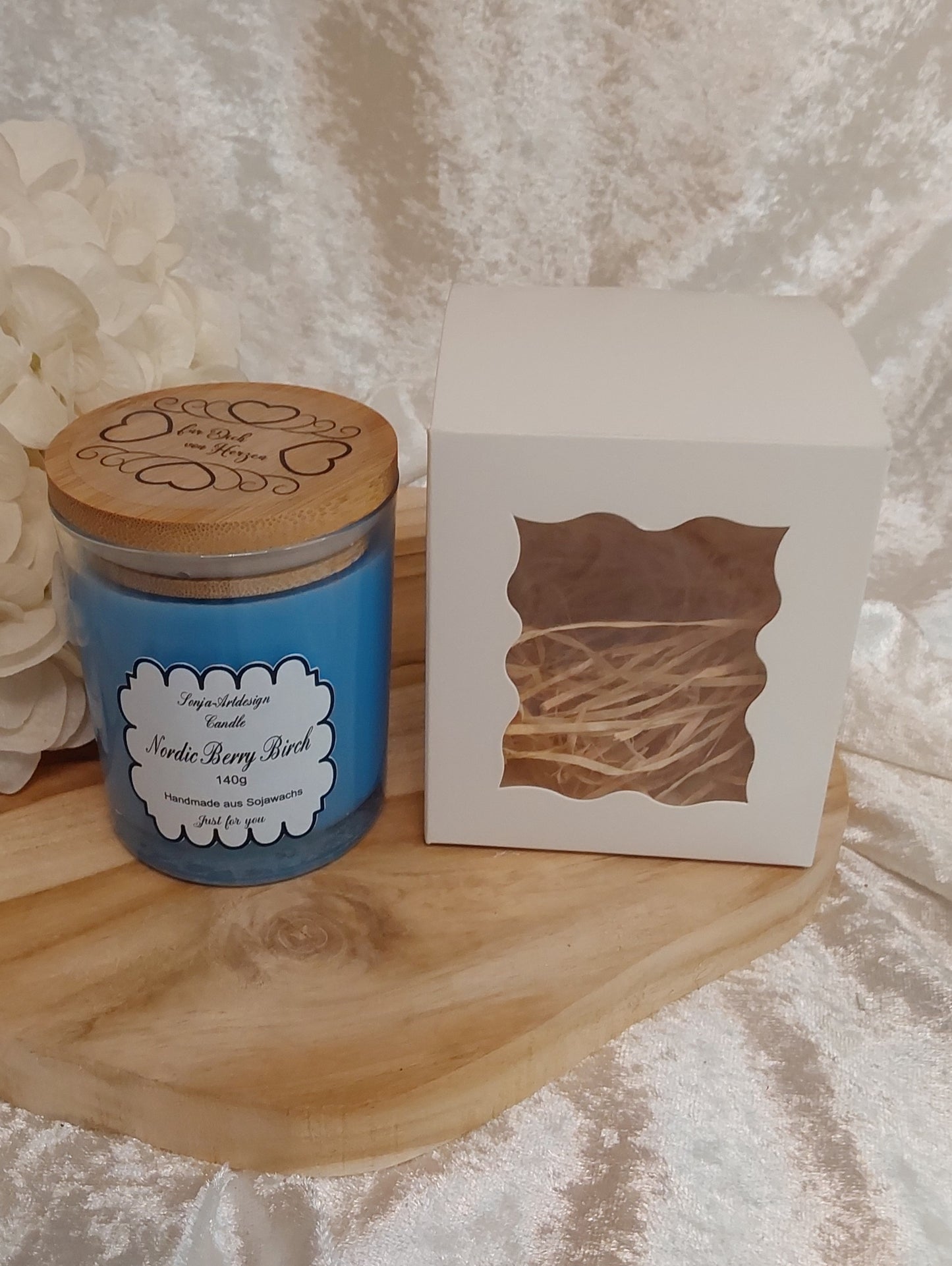 Duftkerze im Glas Nordic Berry & Birch 140g