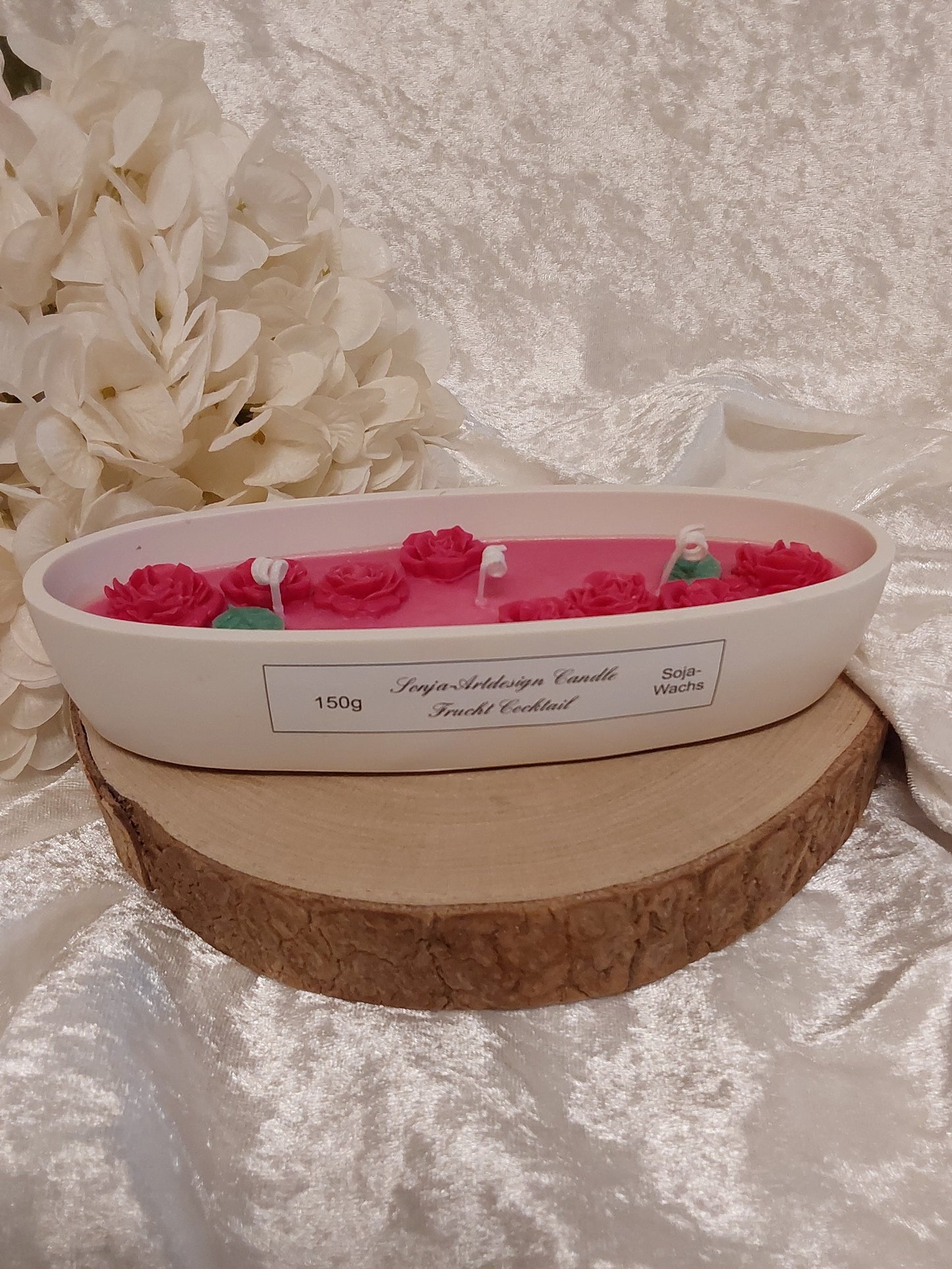 duftkerze in Schale Fruchtcocktail 150g