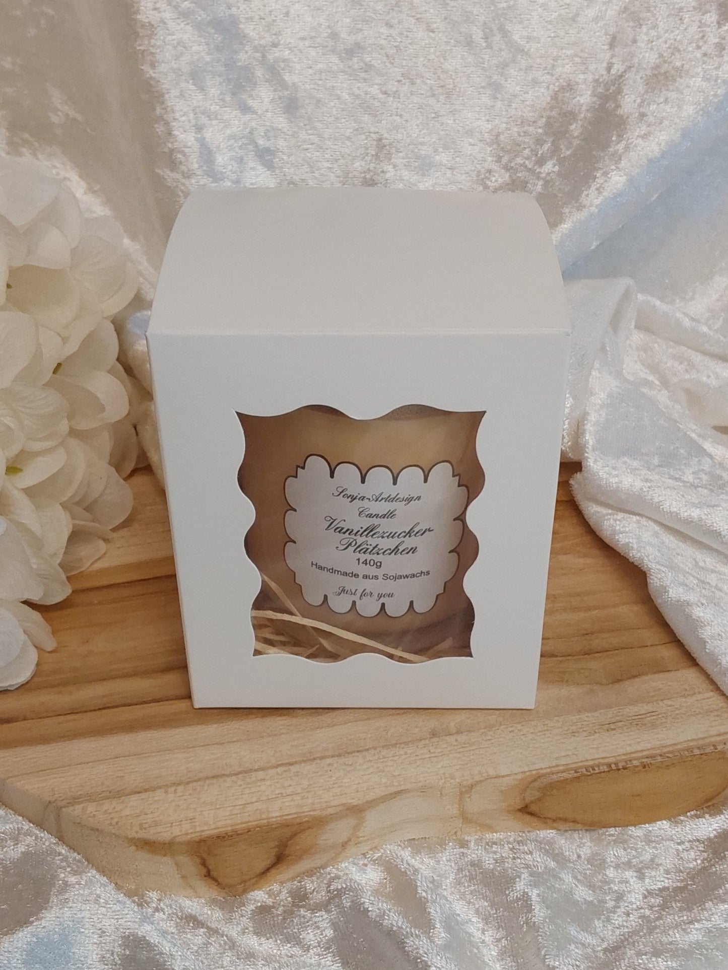 Duftkerze im Glas Vanillezuckerplätzchen