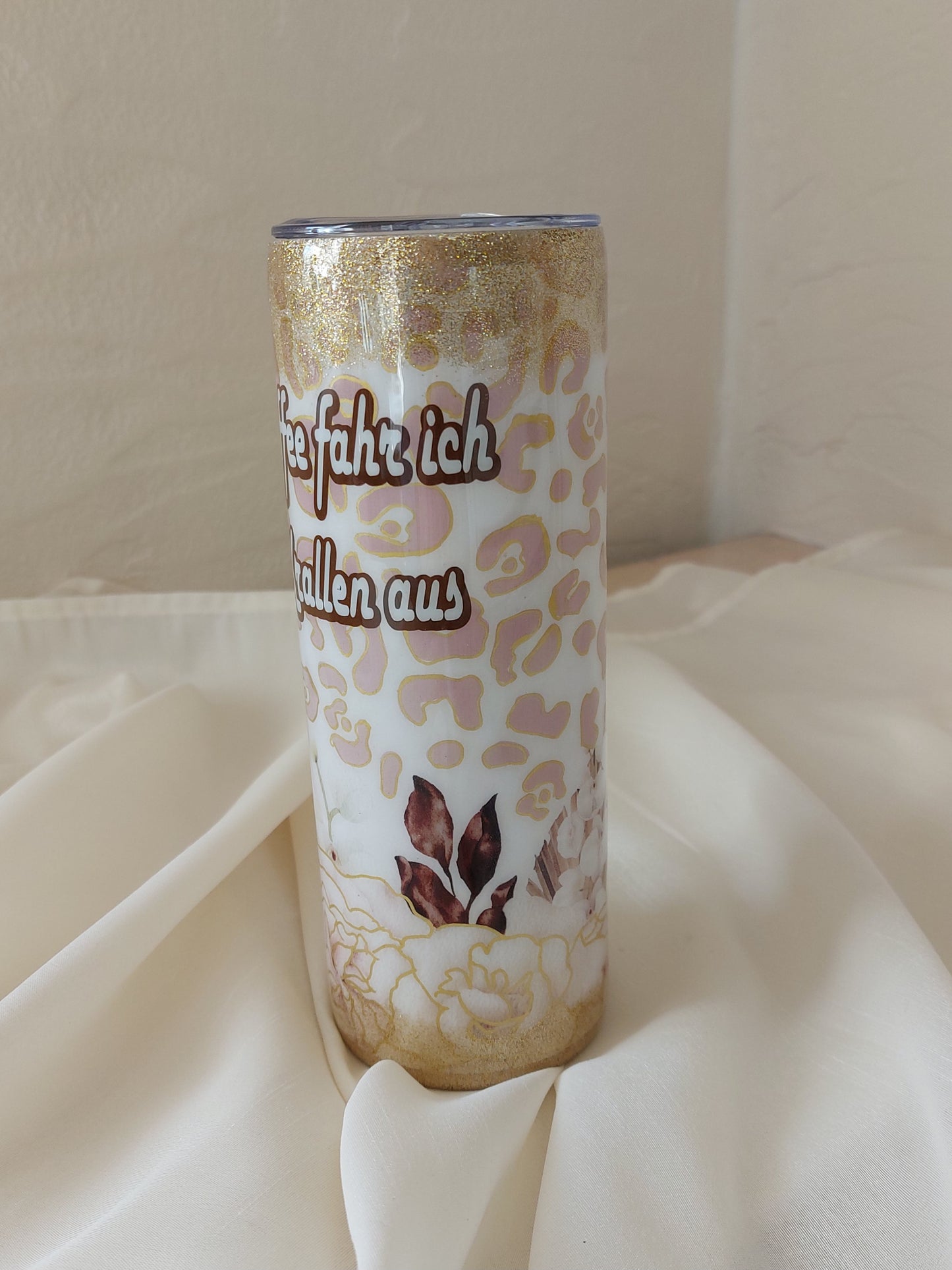Tumbler Rosen Spruch