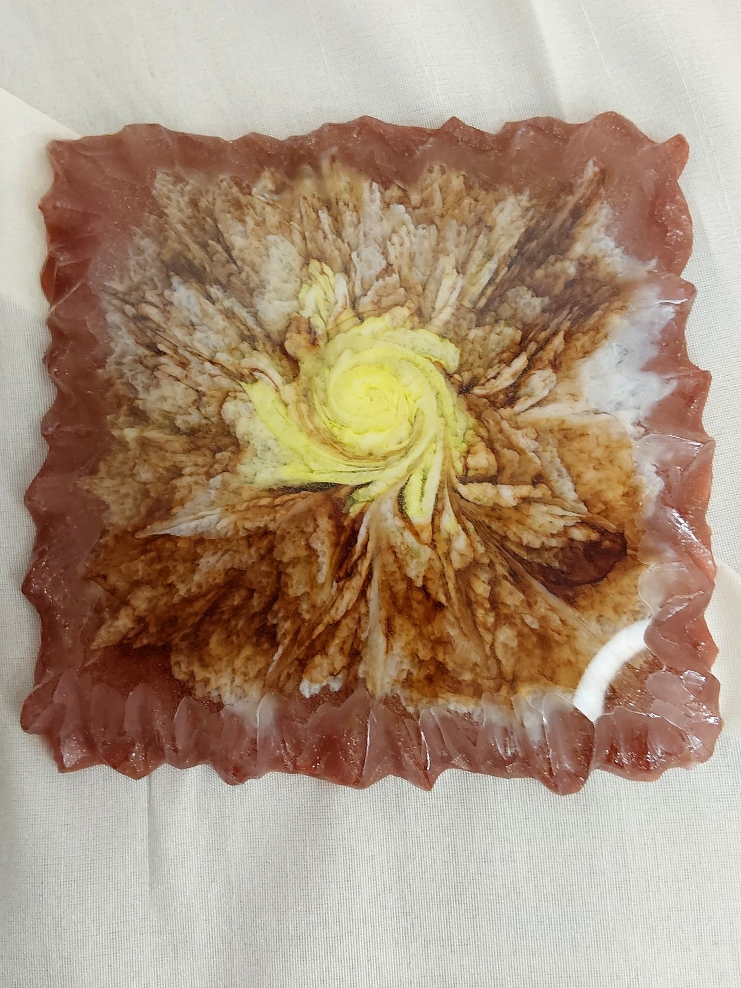 Untersetzer mit Blume-Effekt 2er Set
