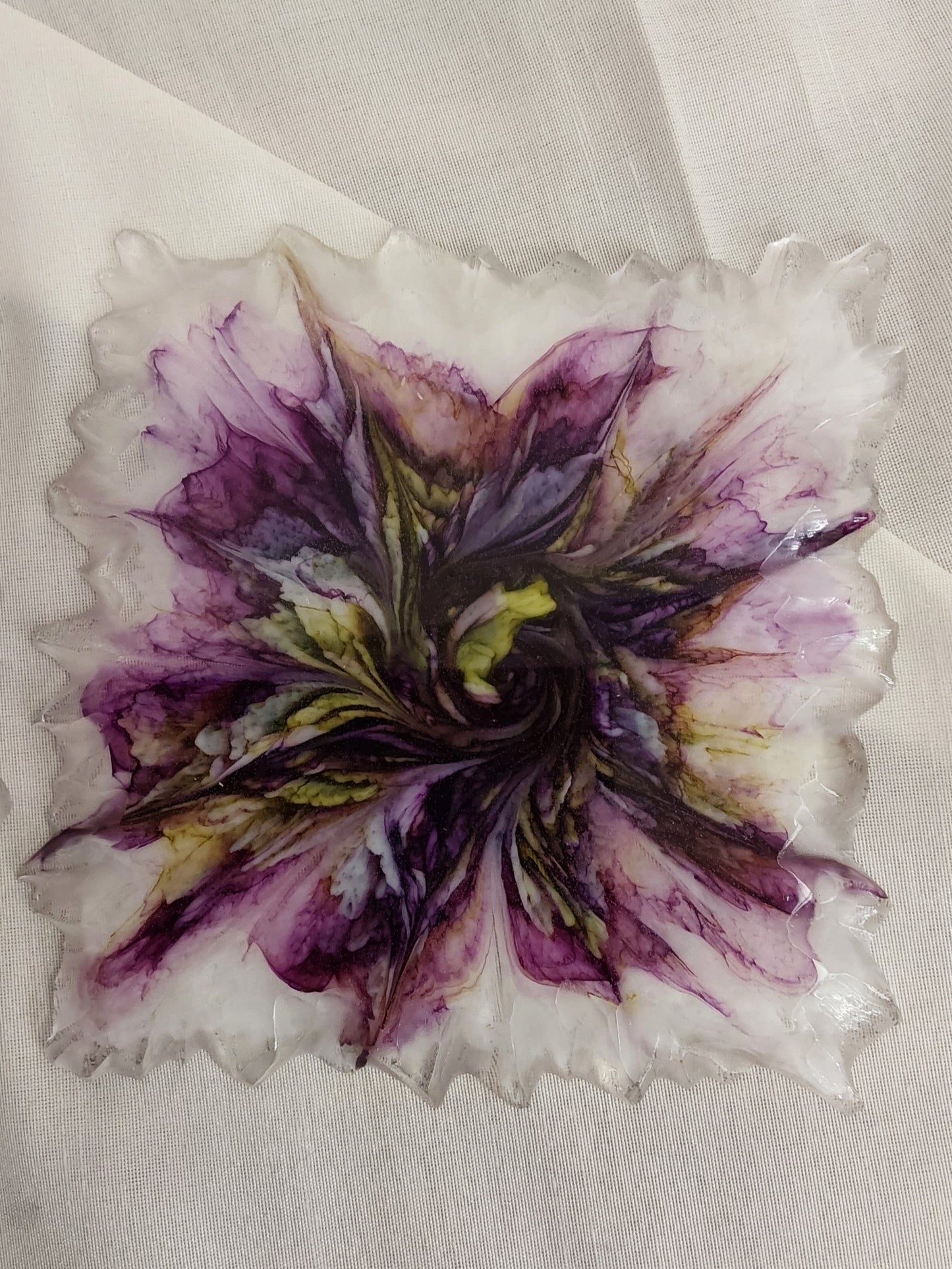 Untersetzer mit Blume-Effekt 2er Set