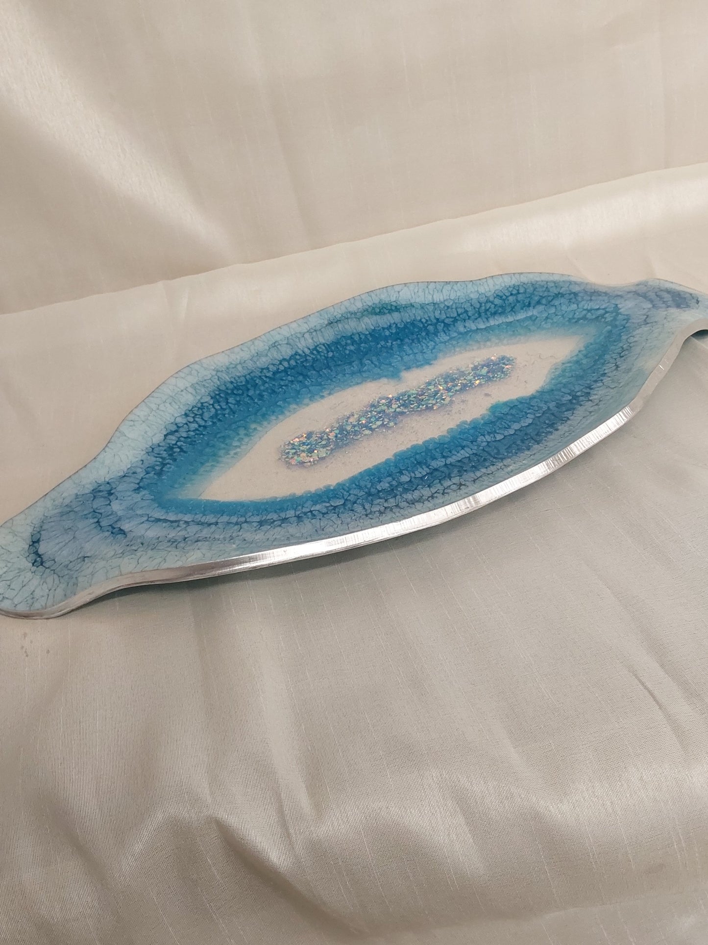 Resin Schale Obstschale Oval