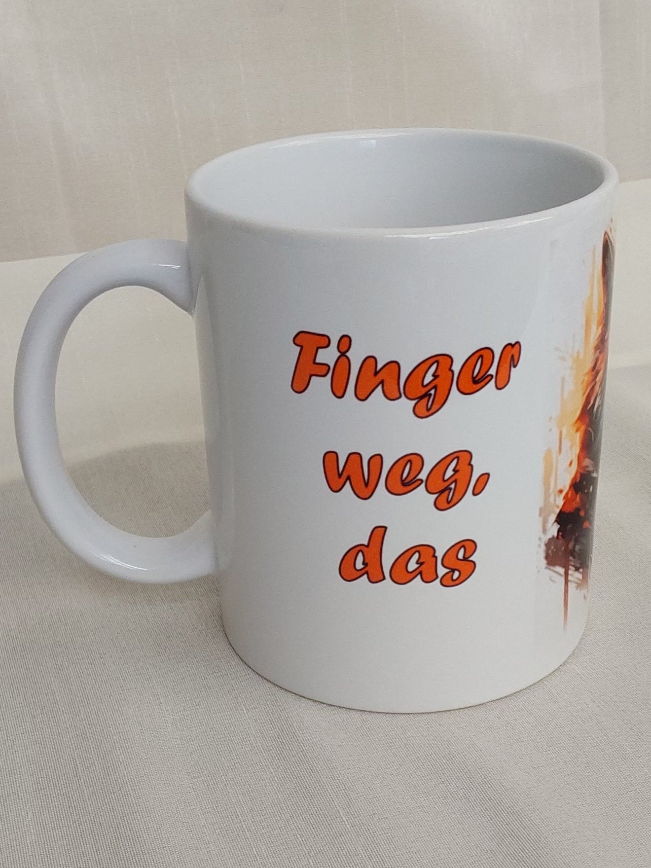 Tasse böser Hund Spruch