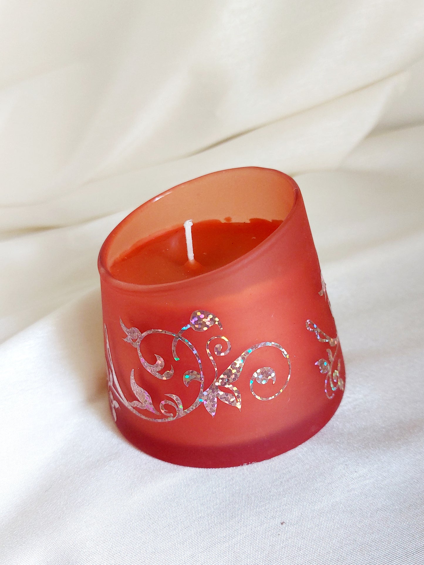 Glas Kerze Deko ohne Duft