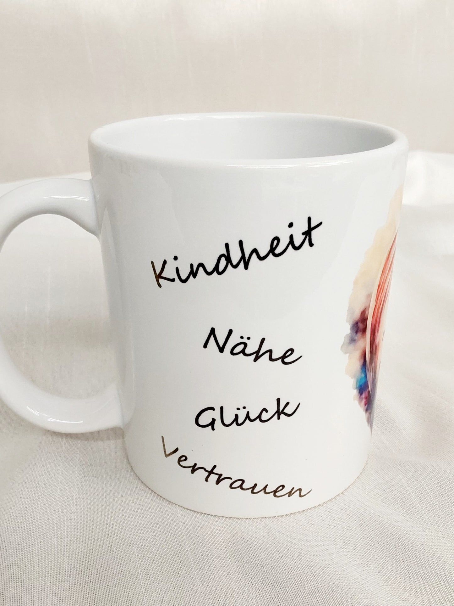 Rosenherz Spruch für Mama