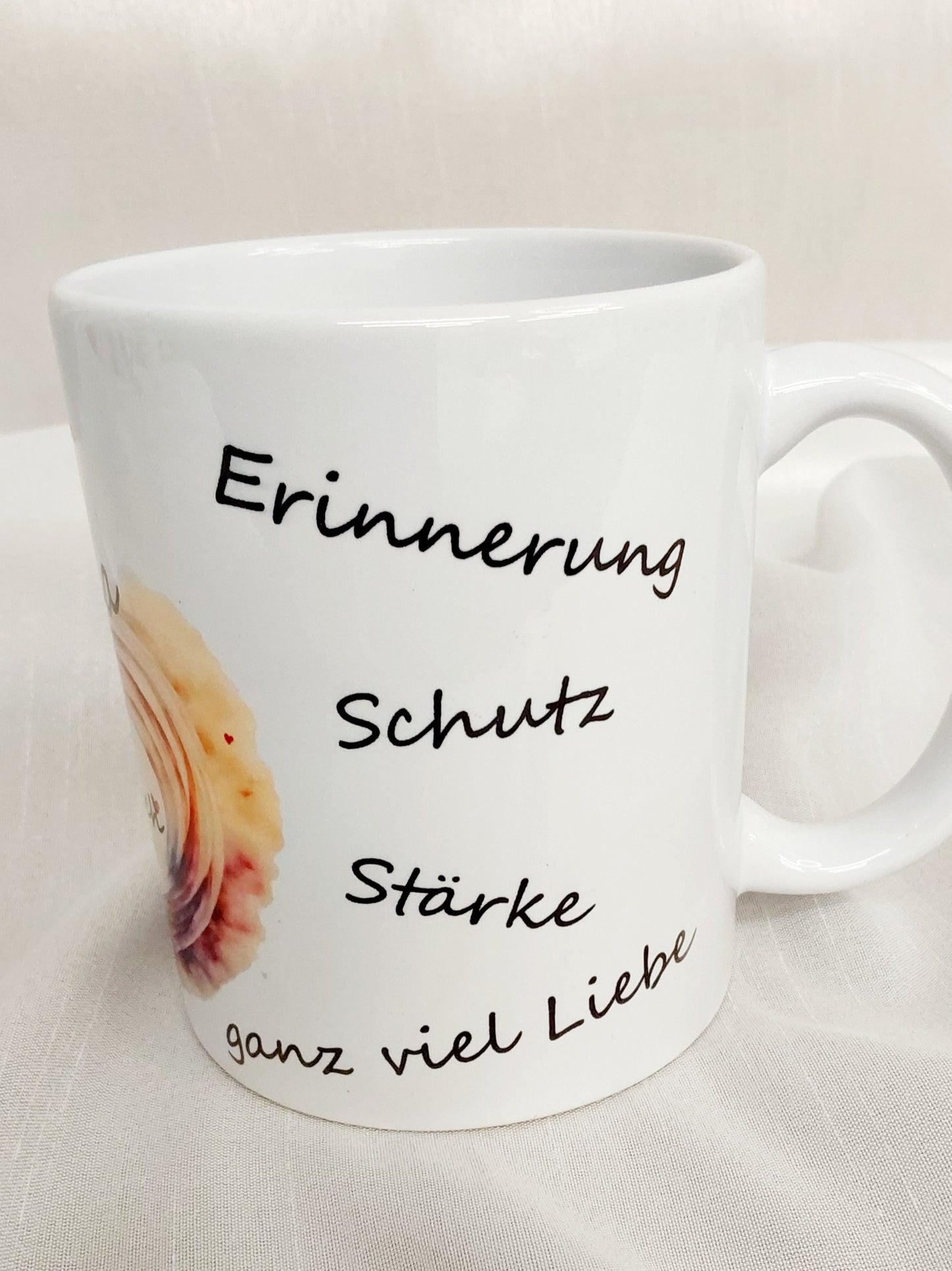Rosenherz Spruch für Mama