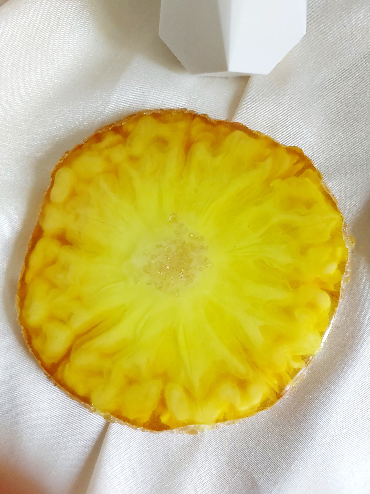 Resin Untersetzer rauer Rand 2er Set