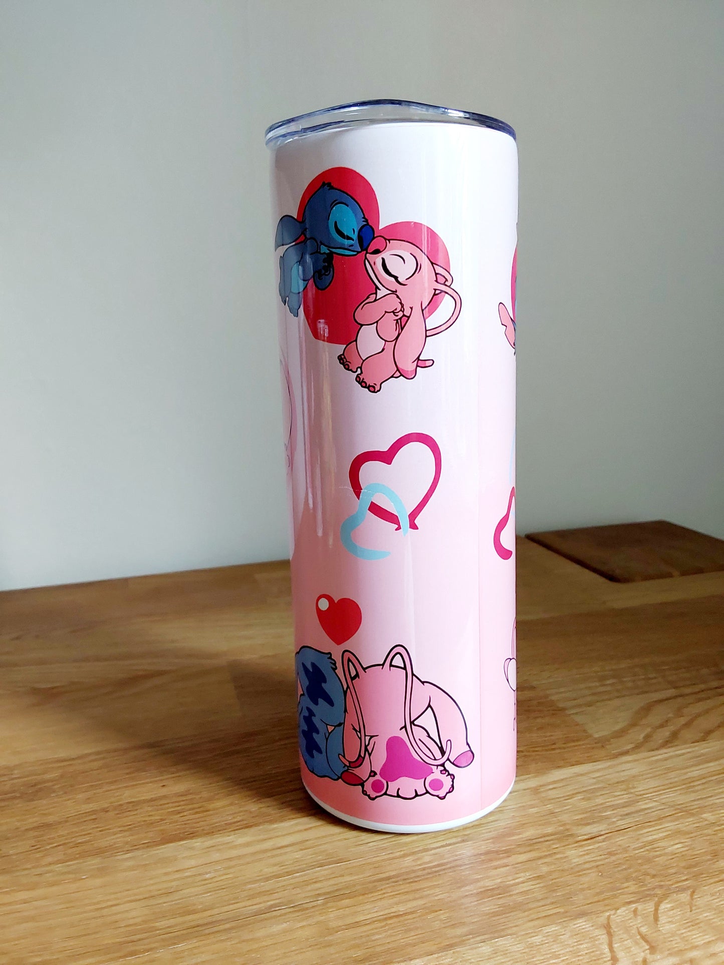 Tumbler Angel & Stitch sublimiert