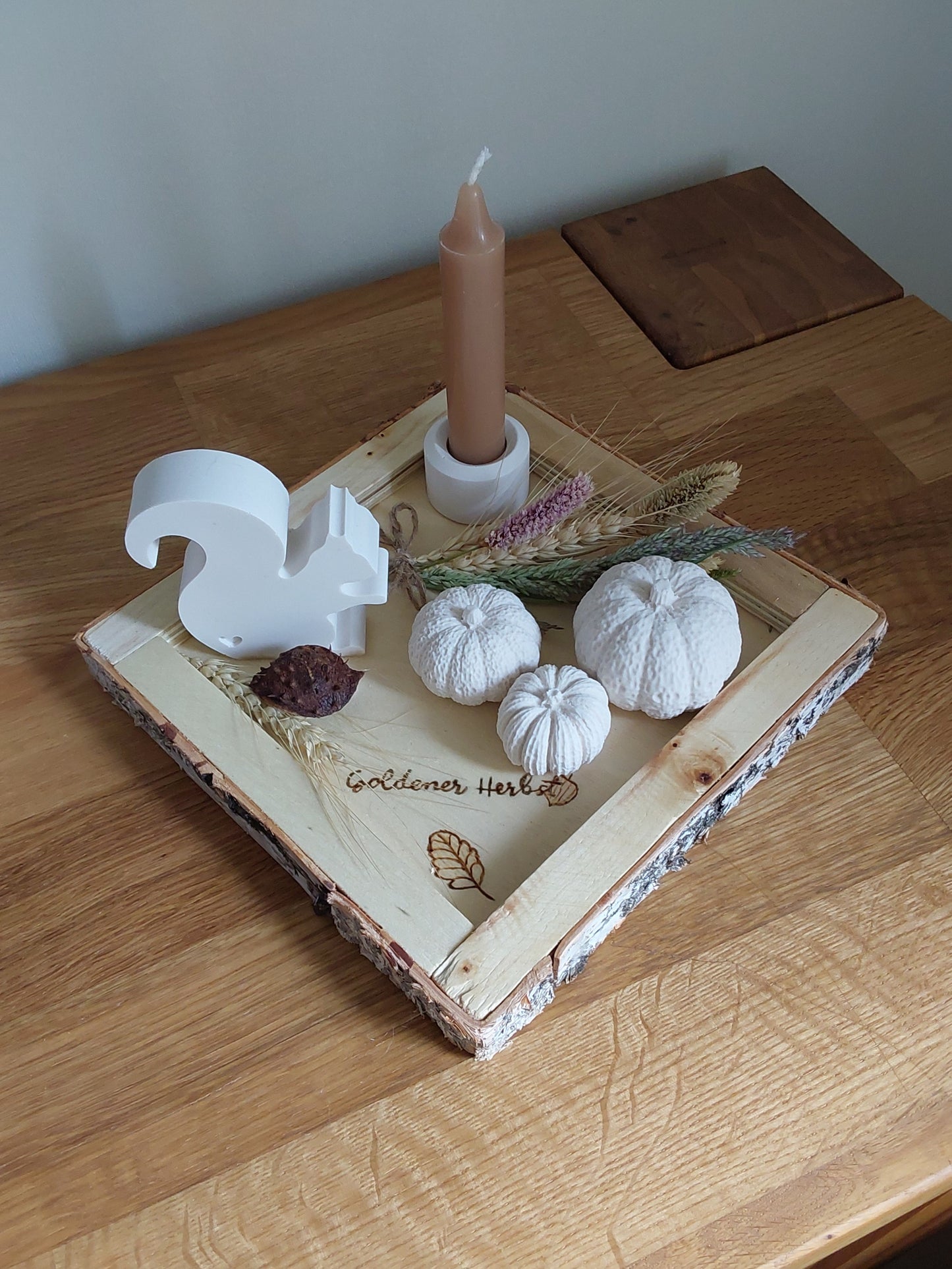 Herbst-Deko-Tablett