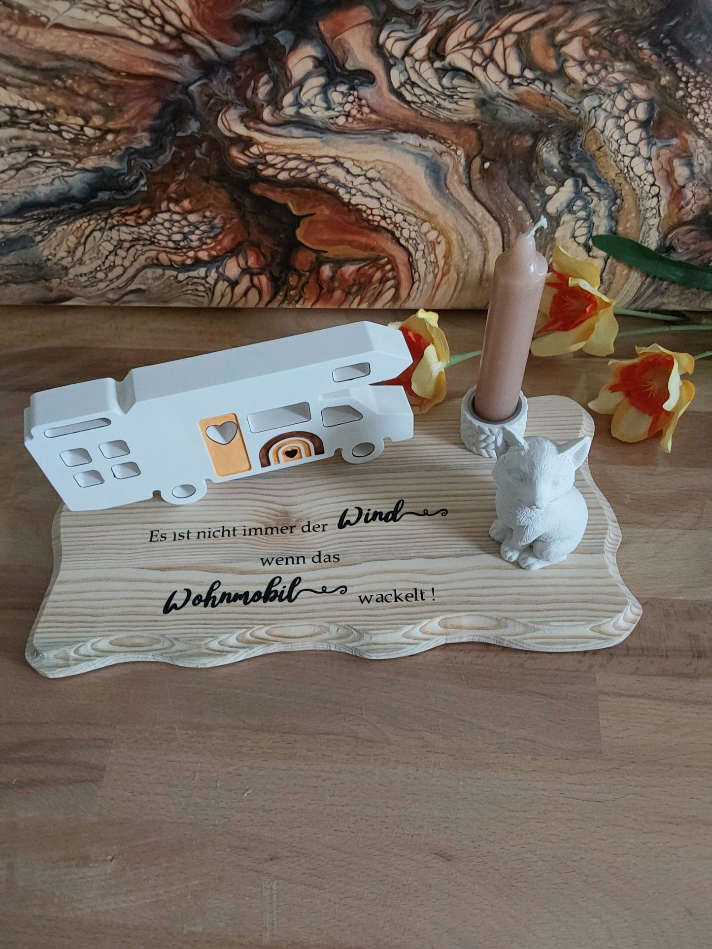 Wohnmobil Kerze Spruch 2 Varianten