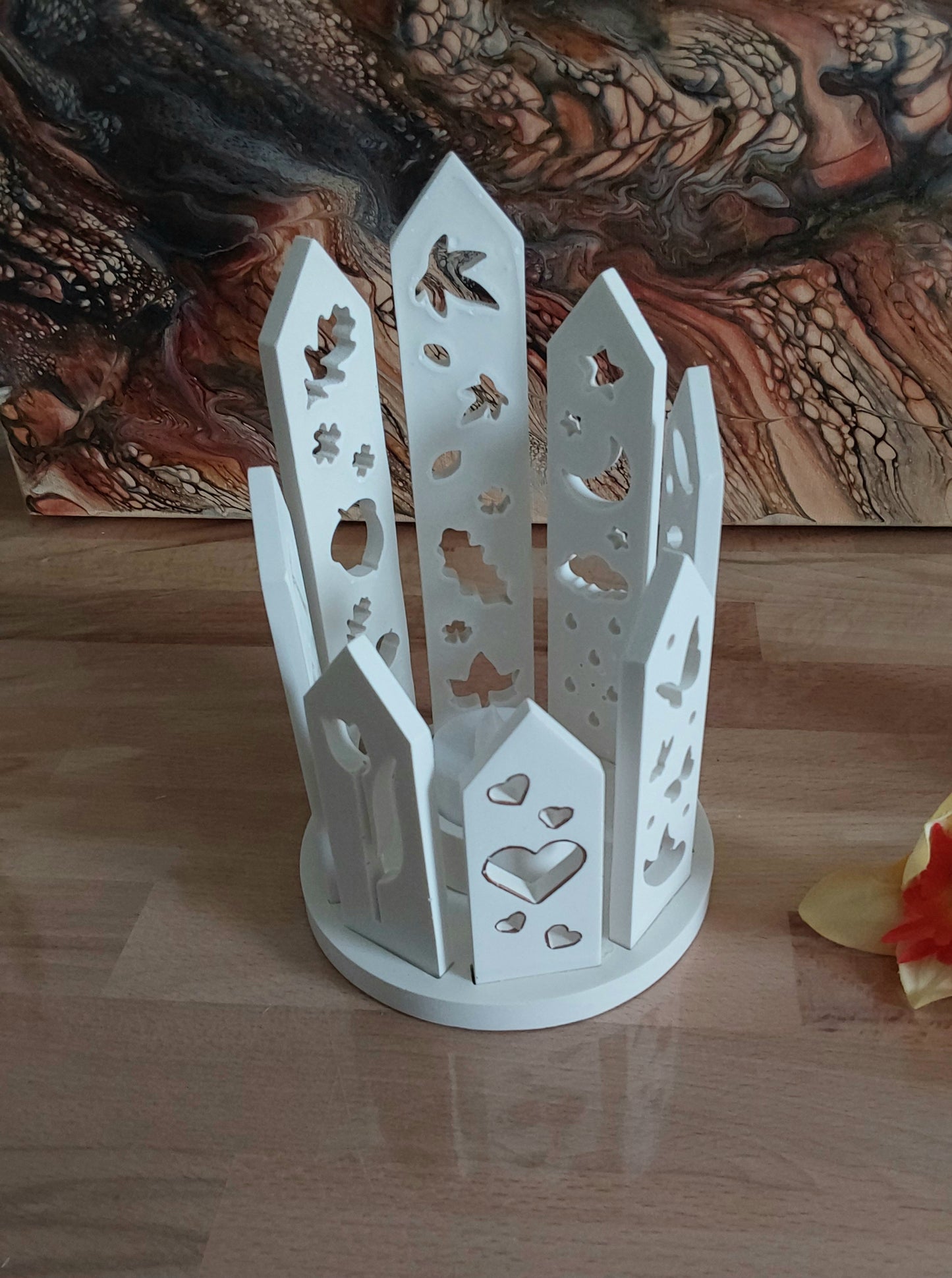 Häuschenkranz Teelicht