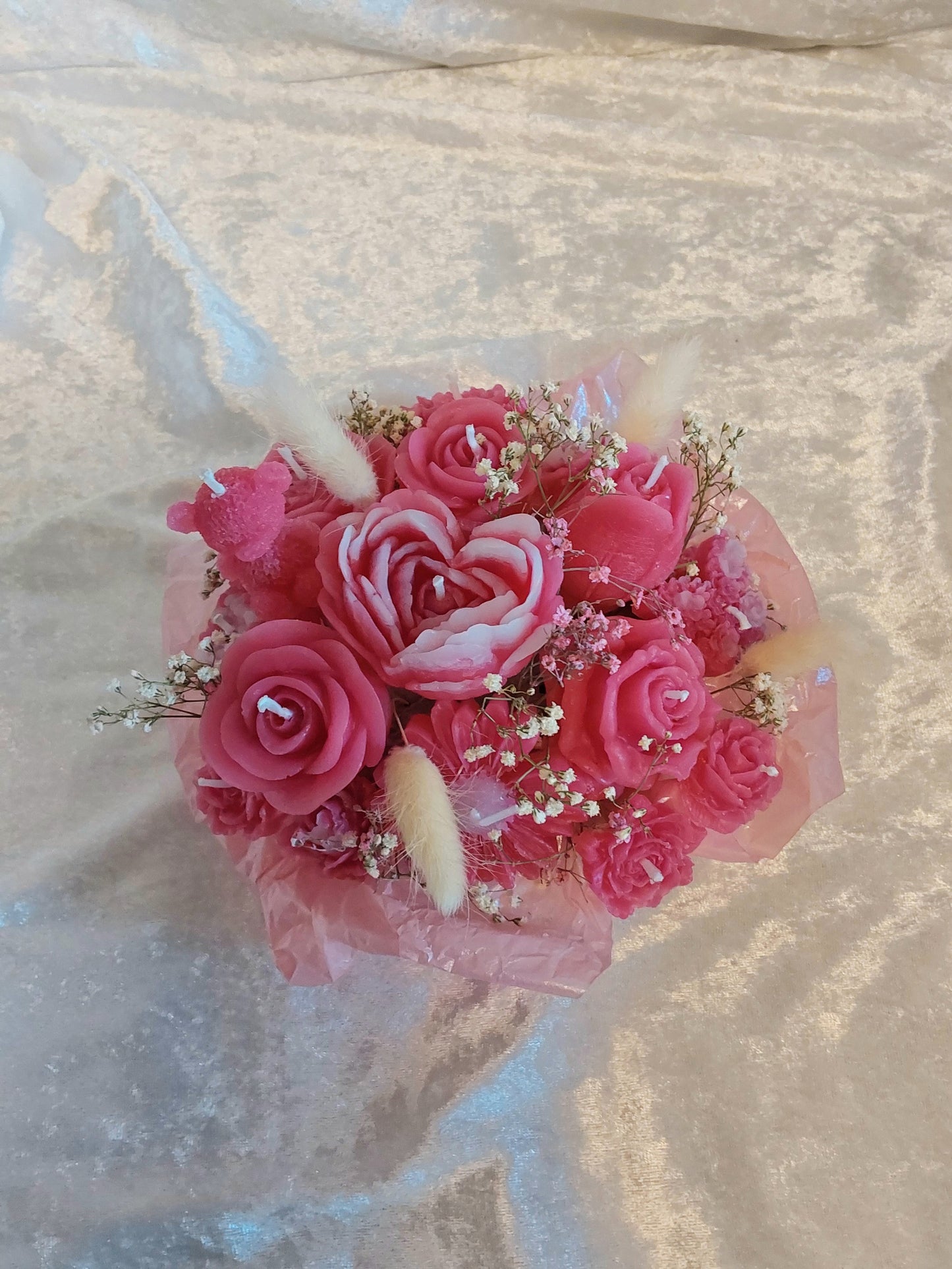 Blumenstrauß aus Kerzen