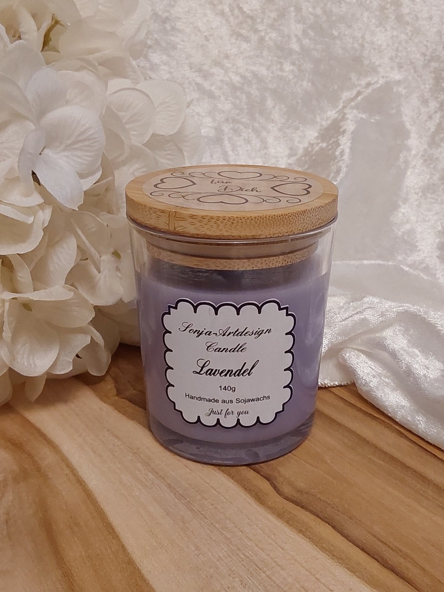 Duftkerze im Glas Lavendel 140g
