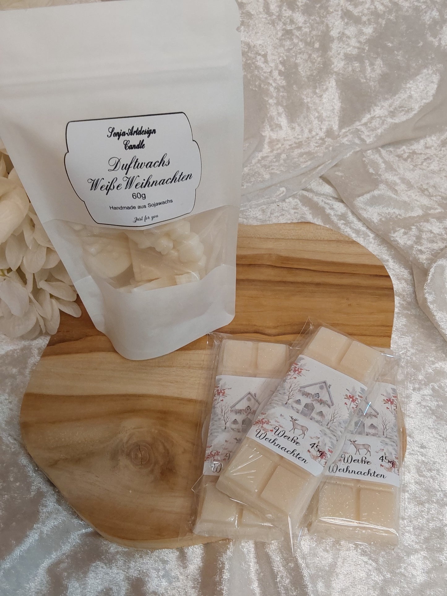 Duftmelt/Duftwachs 2 Varianten, Duft  Weiße Weihnachten