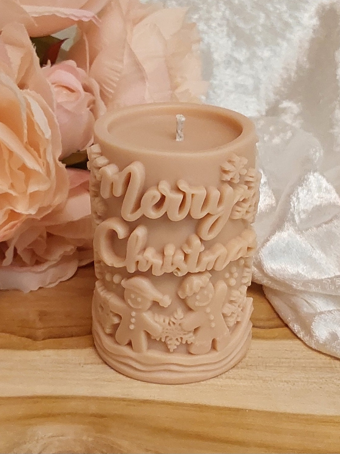 Weihnachts-Stumpen-Kerze