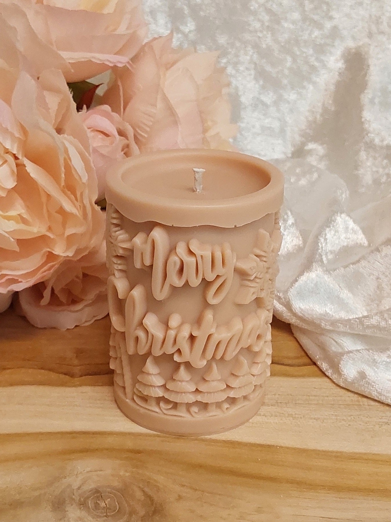 Weihnachts-Stumpen-Kerze