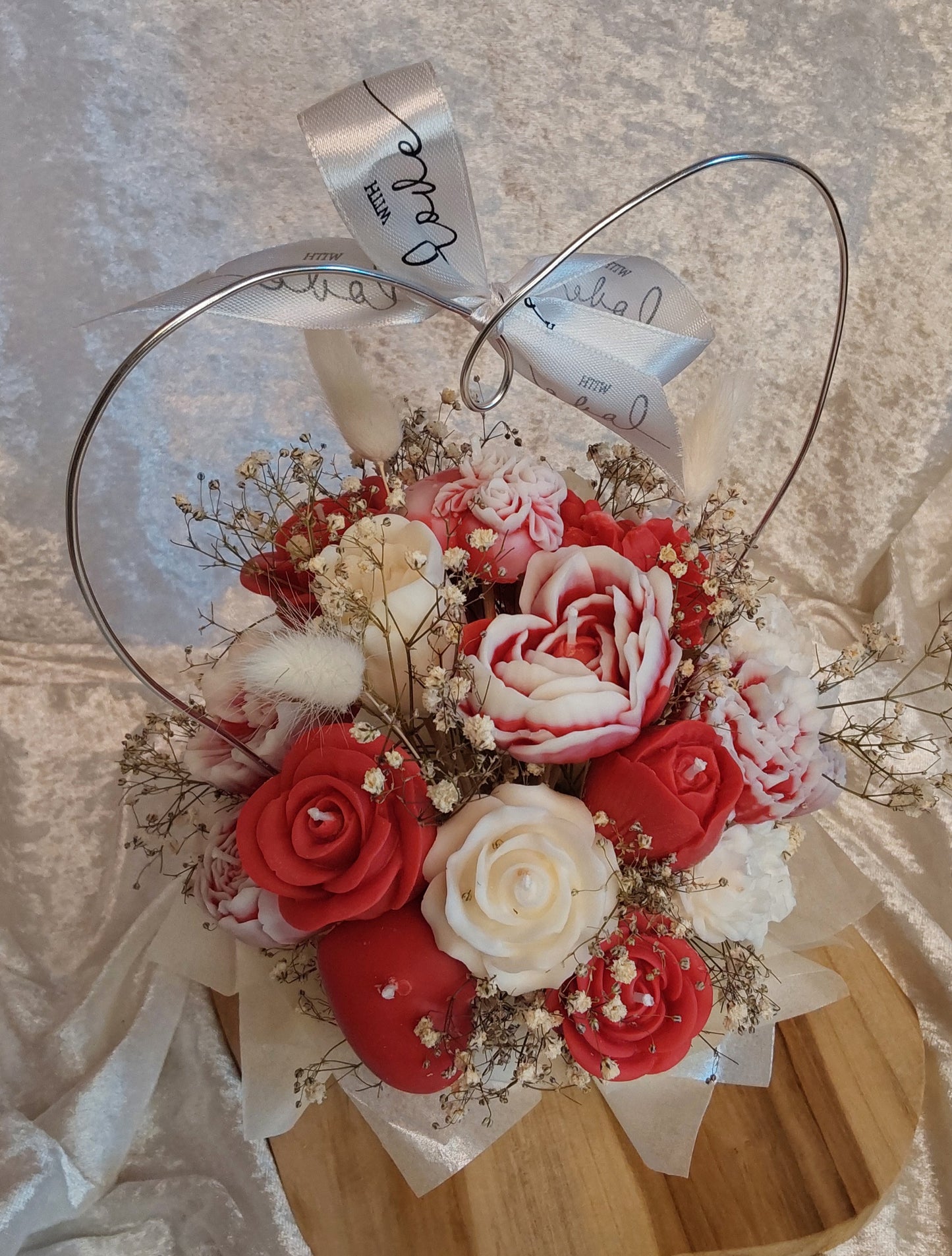 Blumenstrauß aus Kerzen