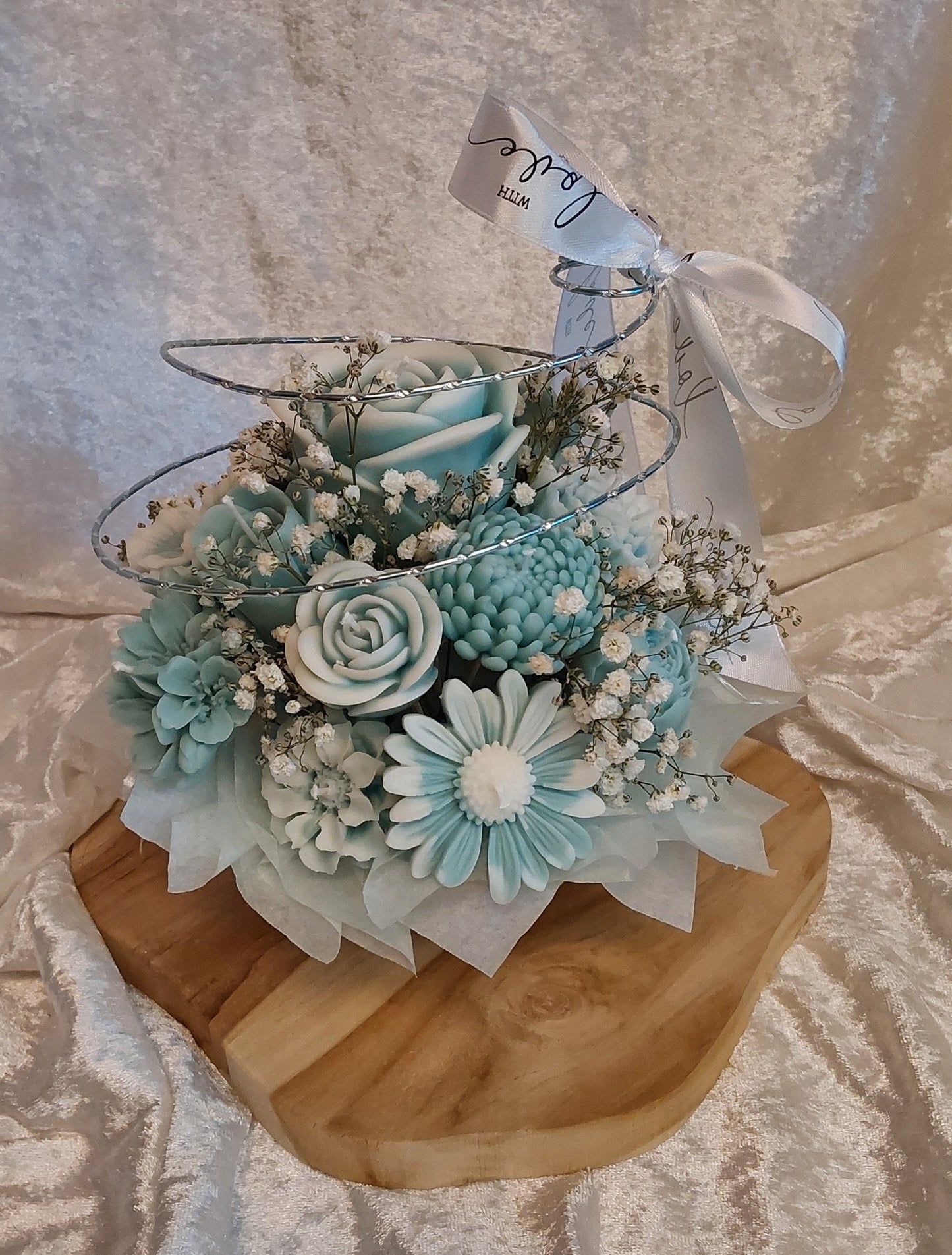 Blumenstrauß aus Kerzen