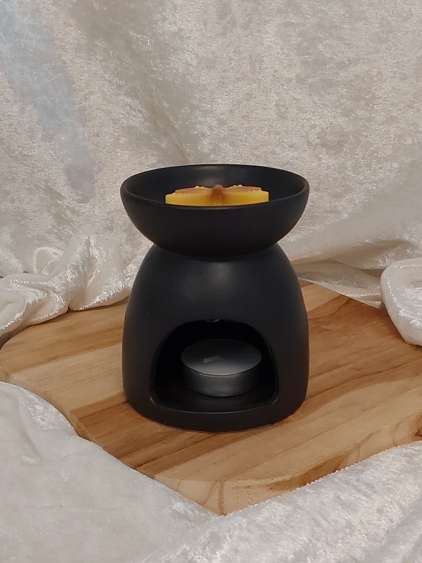 Schwarze Katze Duftlampe