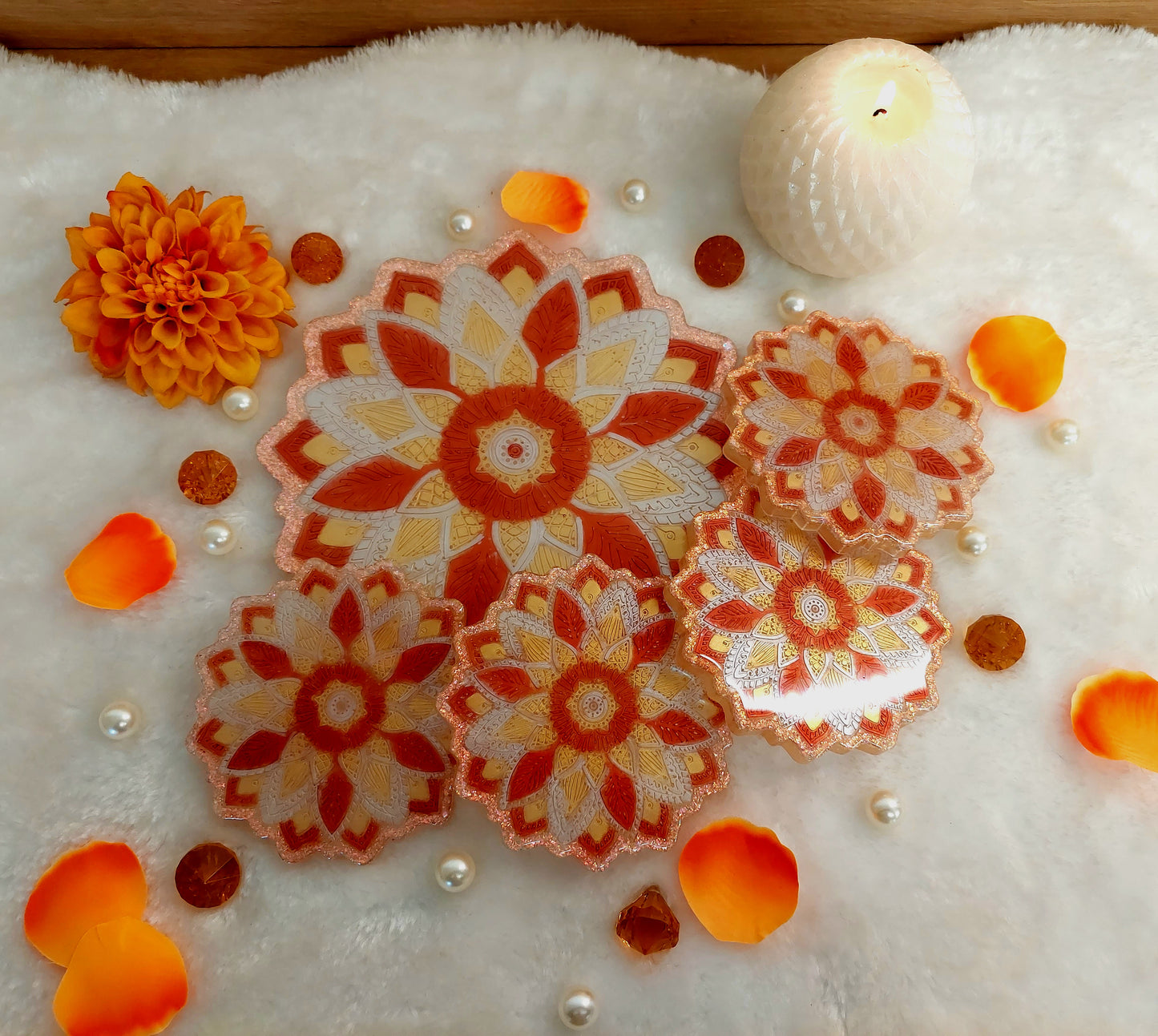 Resin Mandala Set