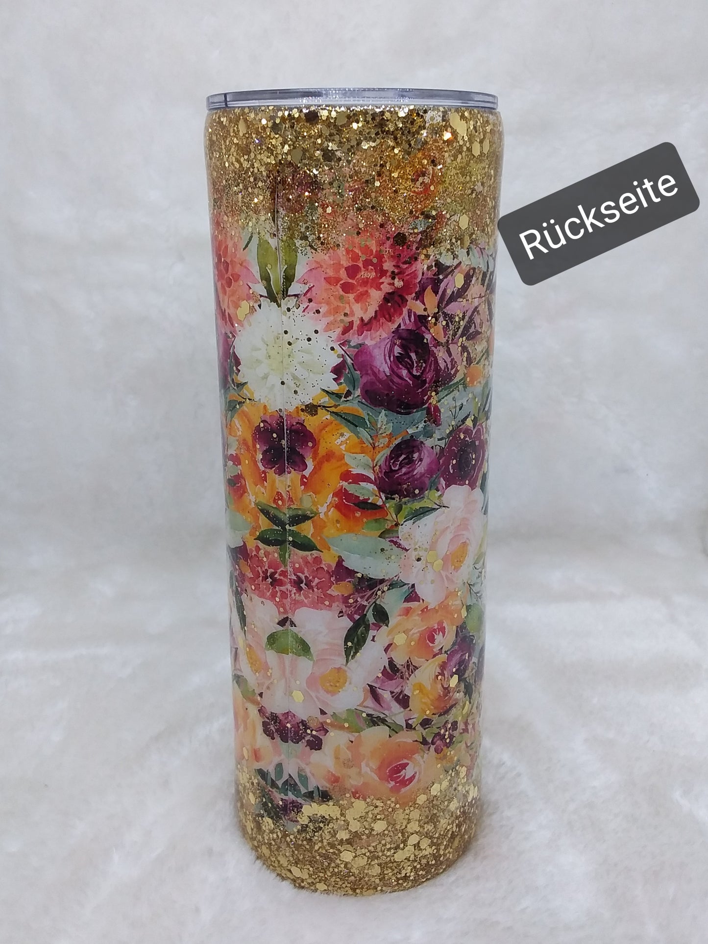 Tumbler Glitzer Spruch