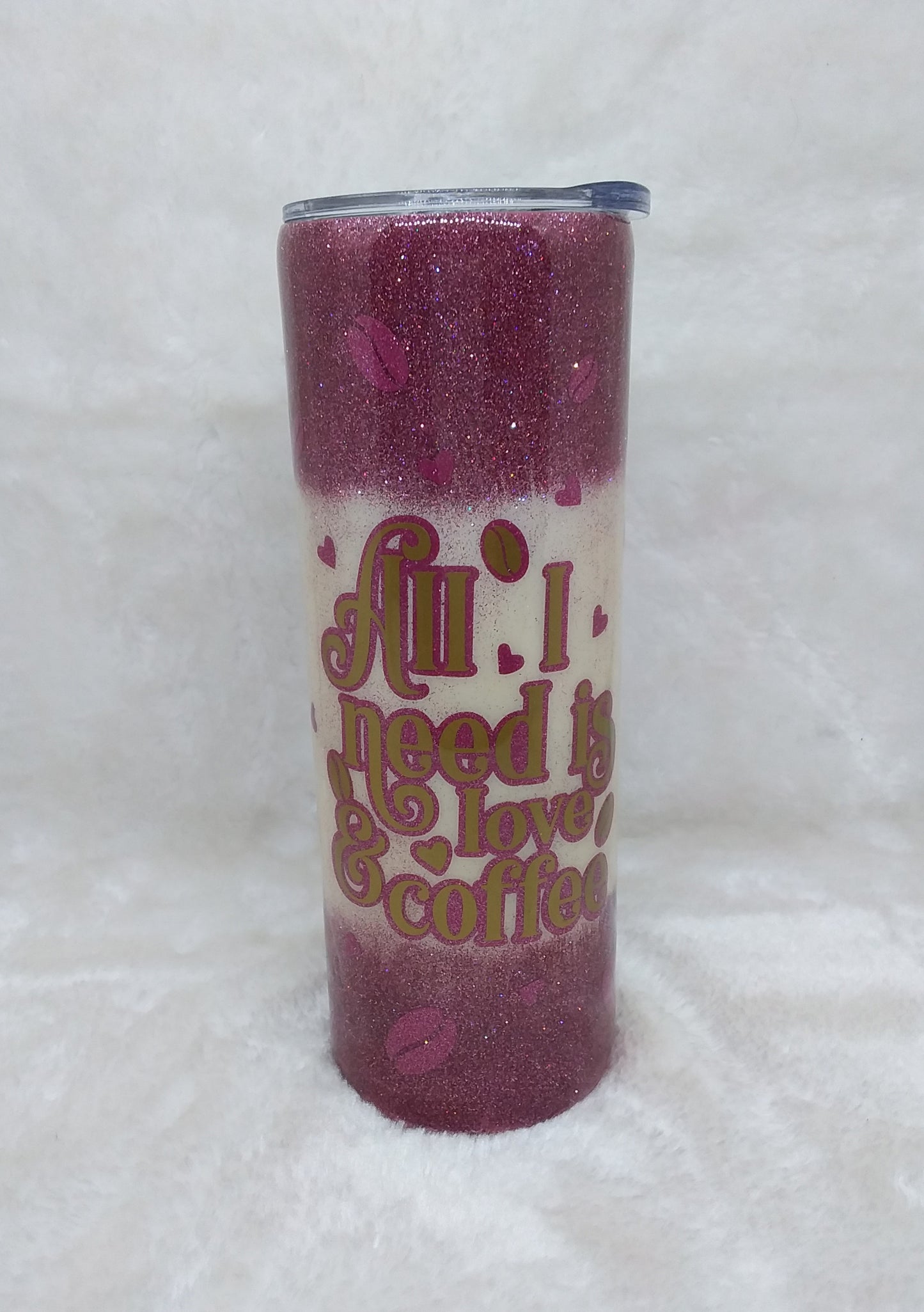 Tumbler Glitzer Spruch