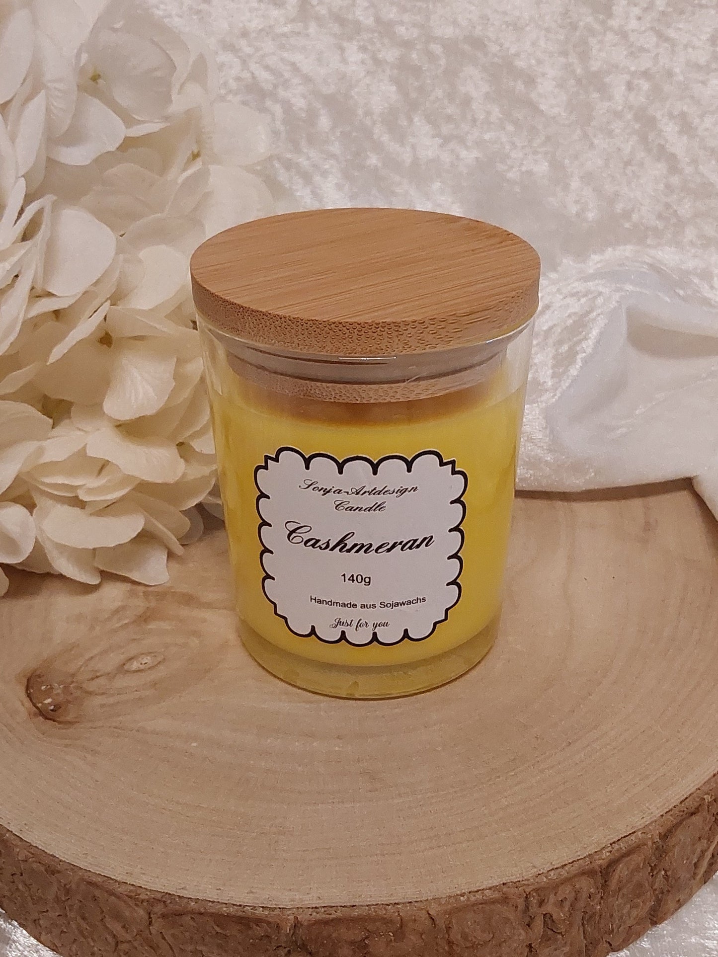 Duftkerze im Glas, Cashmeran 140g