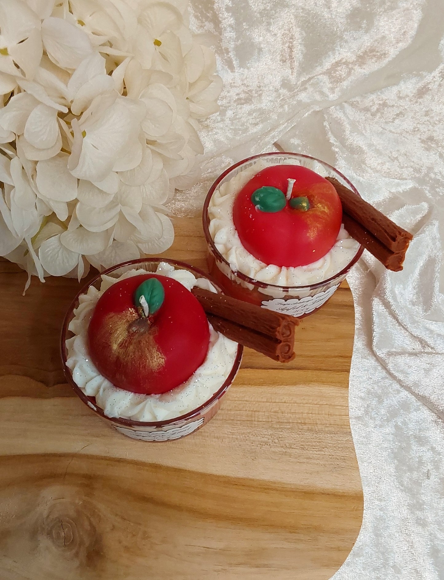 Dessertkerze Apfel & Zimt 200g