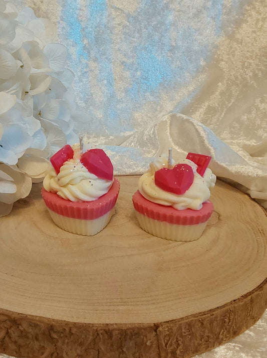 CupCake Grapefruit/Vanille Herzform