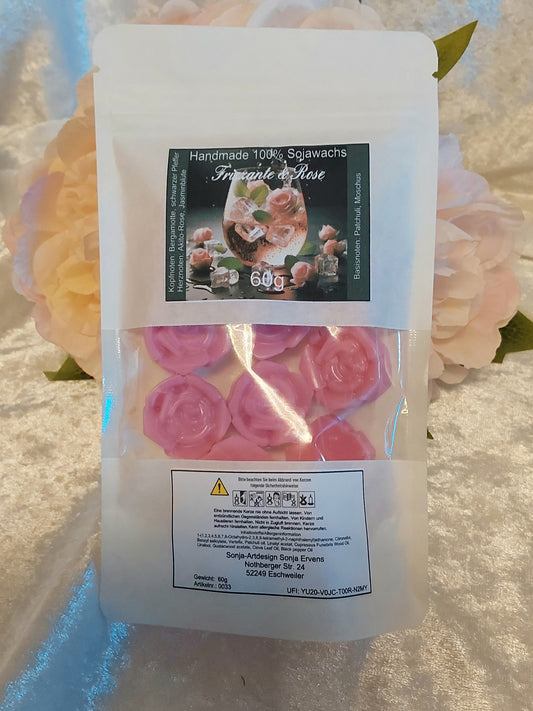 Duftmelt/Duftwachs Frizzante & Rose 60g