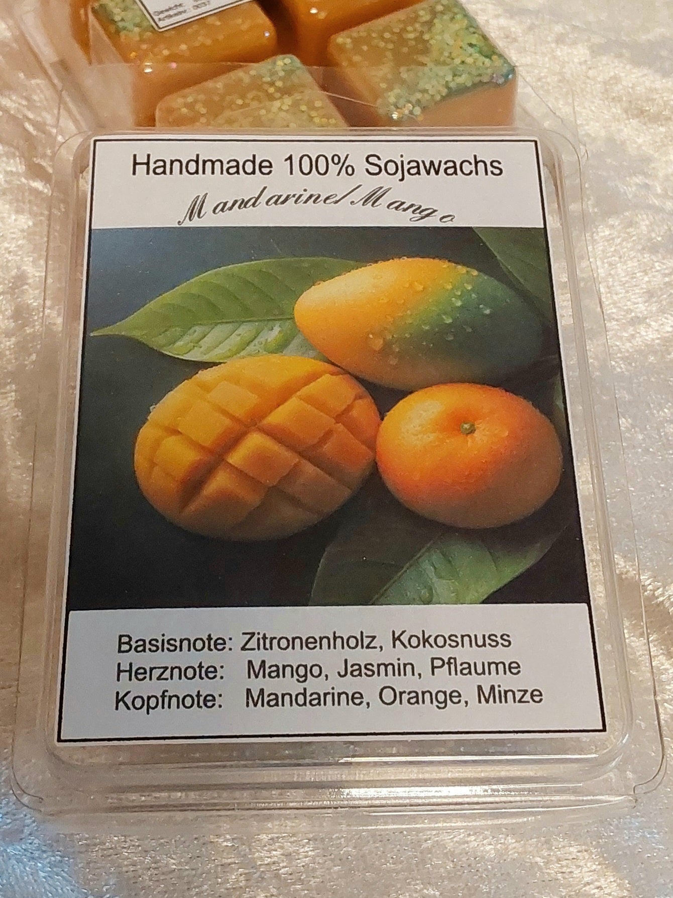 Duftmelt/Duftwachs Mandarine/Mango 80g