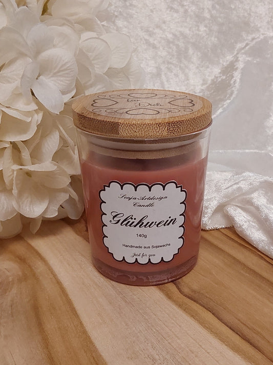 Duftkerze im Glas Glühwein 140g
