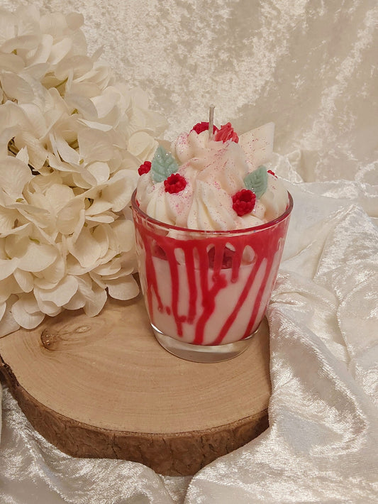 Duftkerze Himbeer Dessert  310g