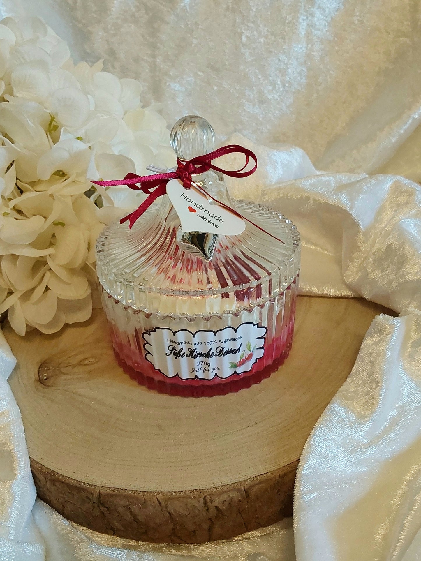 Duftkerze Süße Kirsche Dessert 270g
