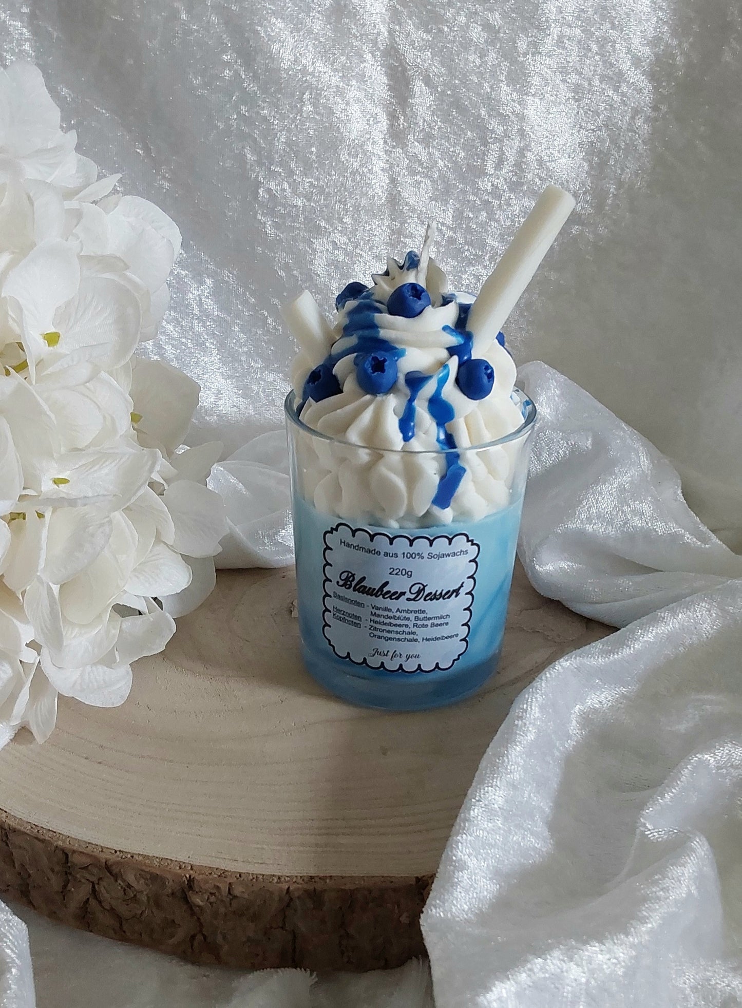 Duftkerze Blaubeer Dessert 220g