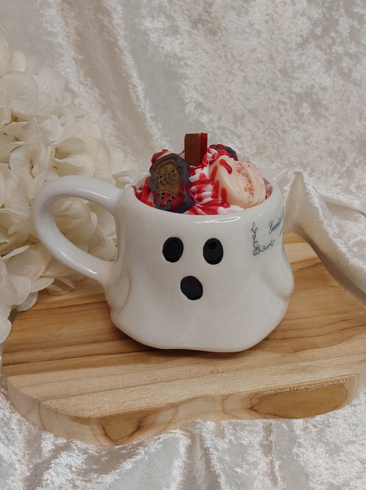 Geistertasse mit Gewürzte Bourbon Kürbis 460g