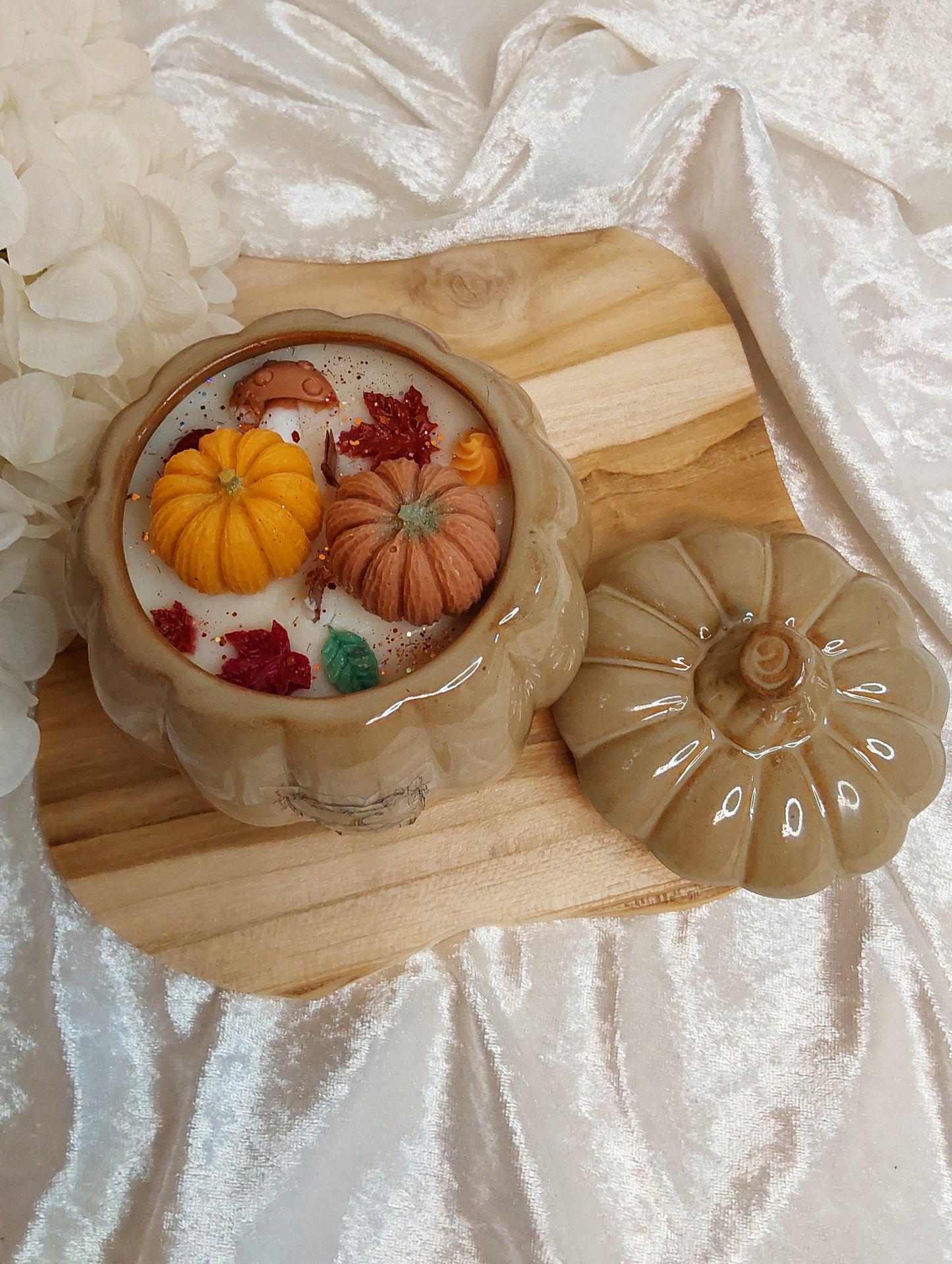 Keramik-Kürbis mit  Pumpkin Spice 470g