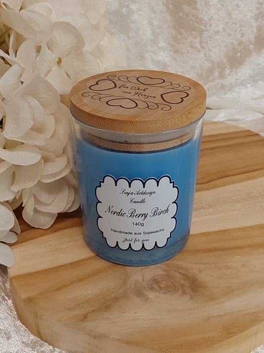 Duftkerze im Glas Nordic Berry & Birch 140g