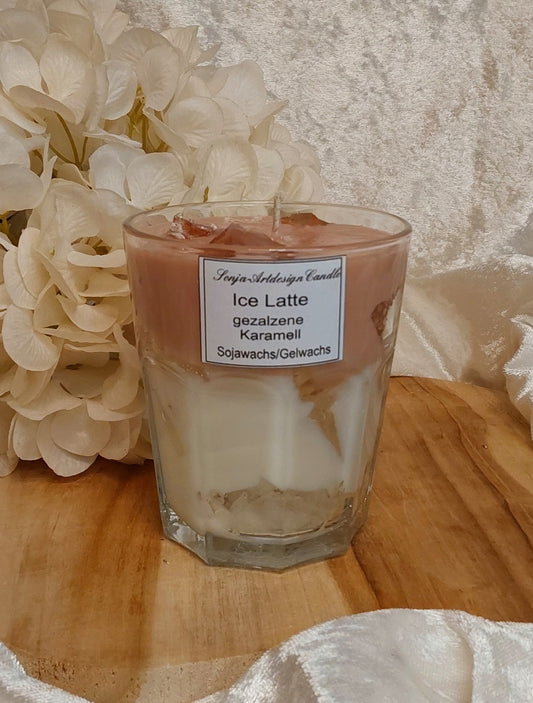 Ice Latte gesalzene Karamell