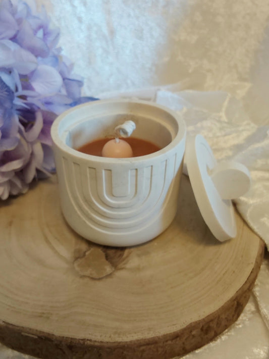 Duftkerze Mandelmarzipan im Gefäß  120g