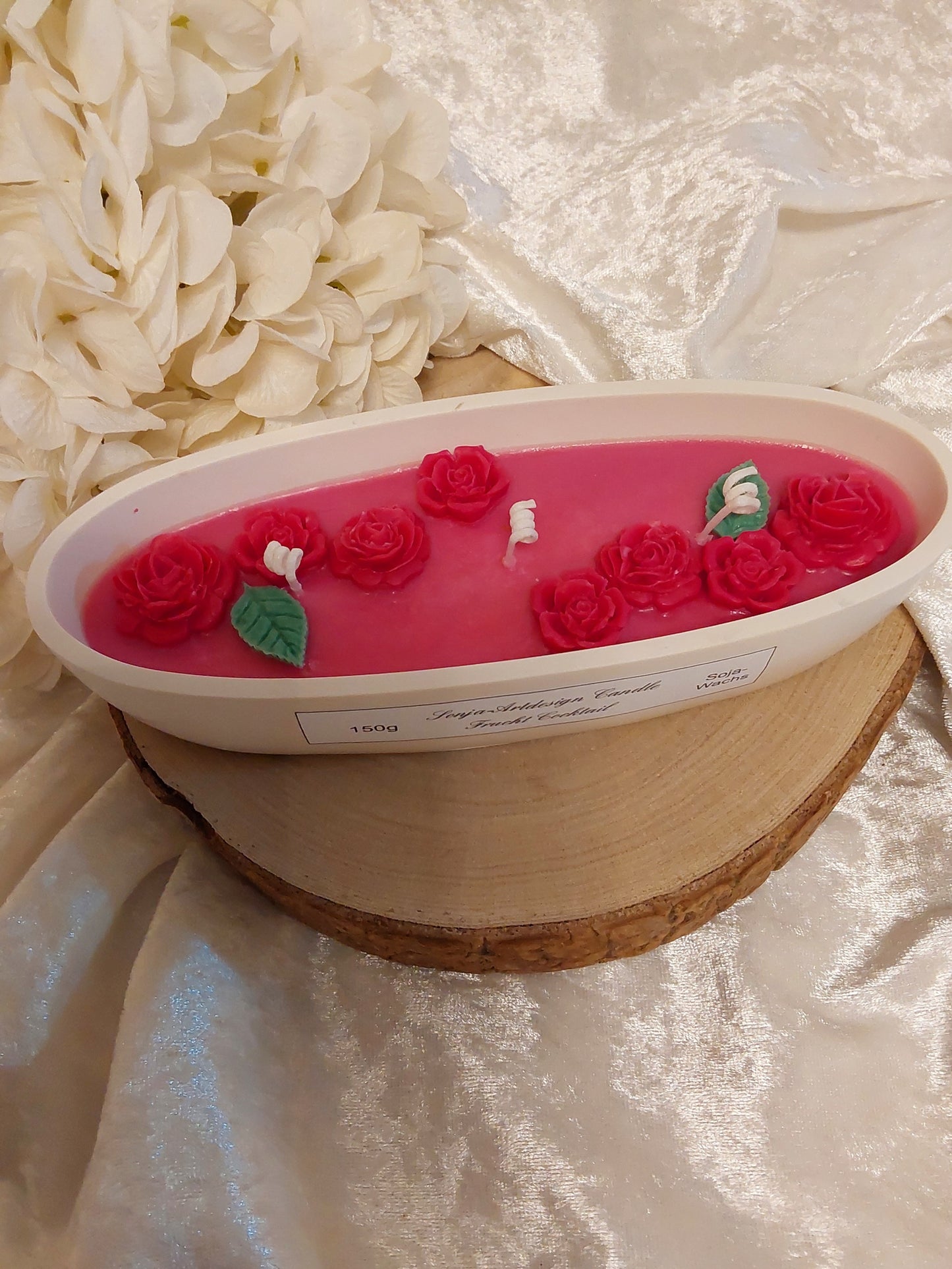 duftkerze in Schale Fruchtcocktail 150g