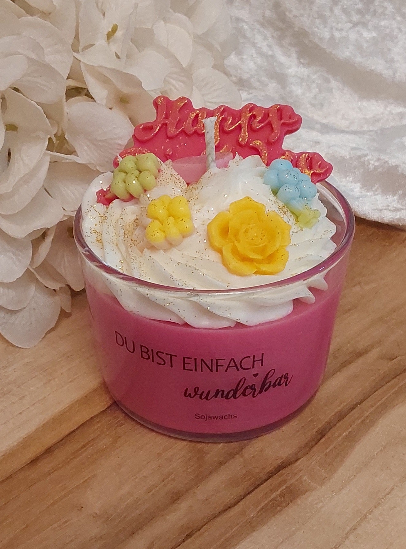 Happy Birthday in 4 Varianten