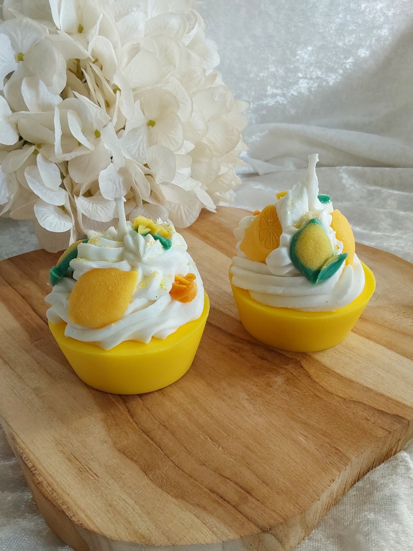 Zitronen CupCake in Geschenkbox