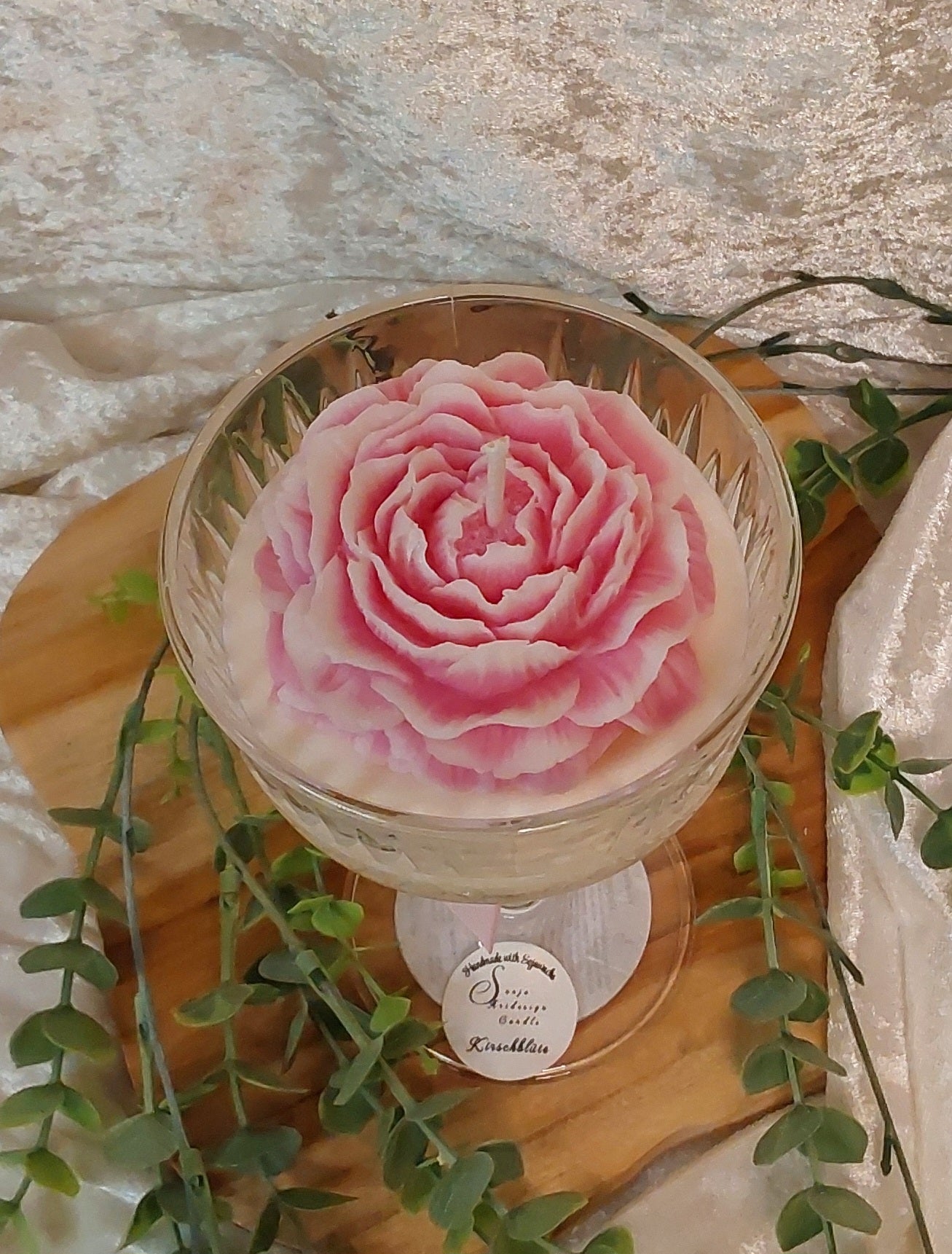 Kirsch-Blüten-Duftkerze