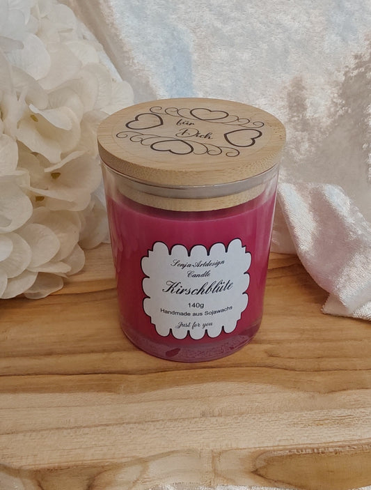 Duftkerze im Glas Kirschblüte